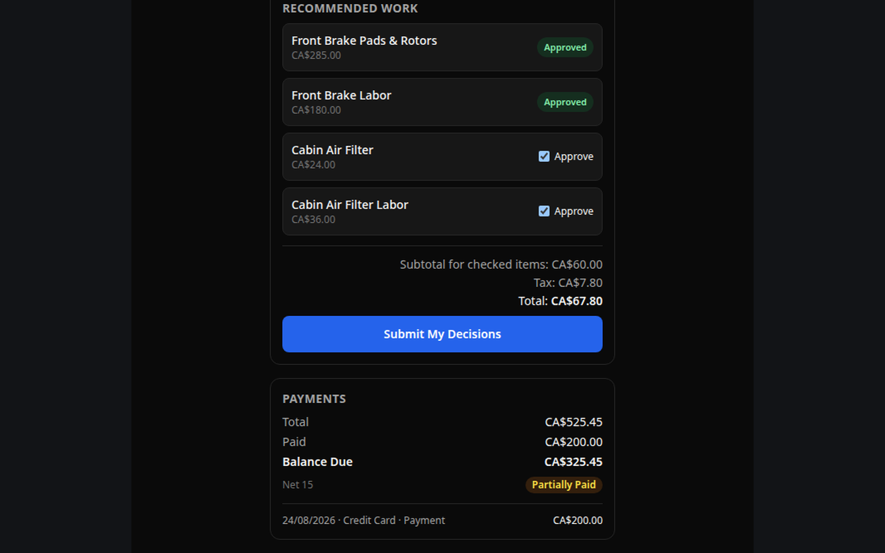 Instant Customer Approvals